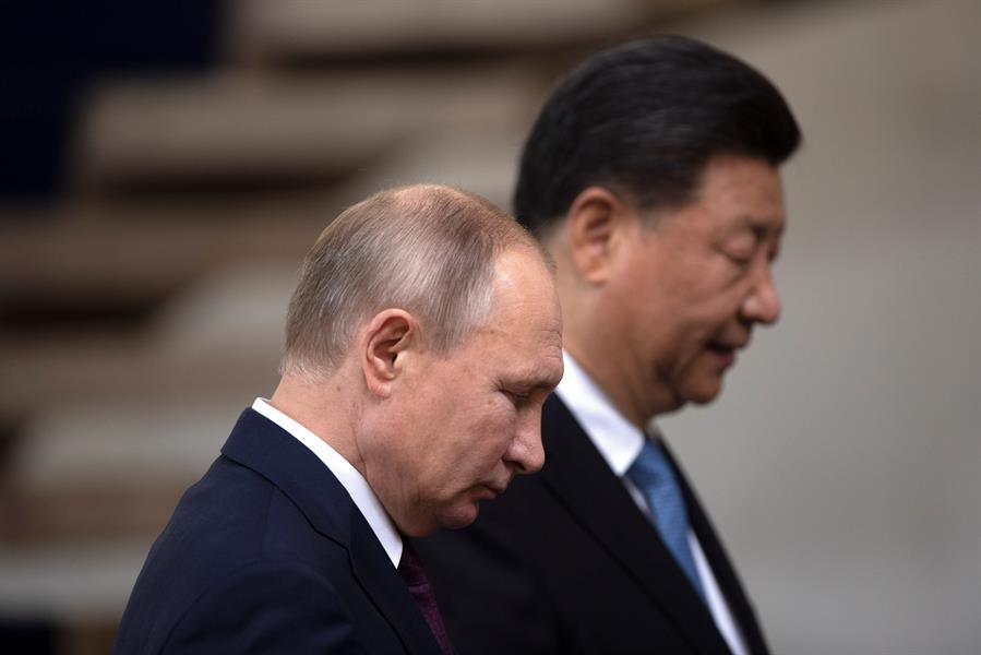 Xi Jinping y Vladímir Putin