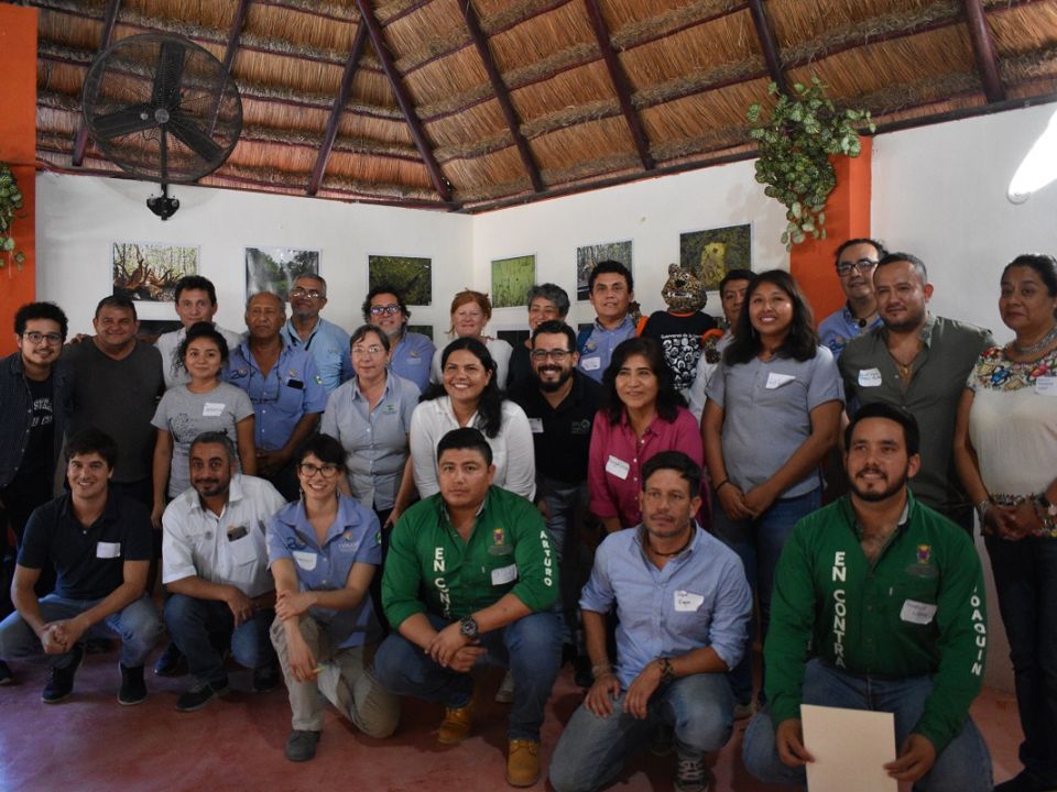 Equipo aguadas de Calakmul