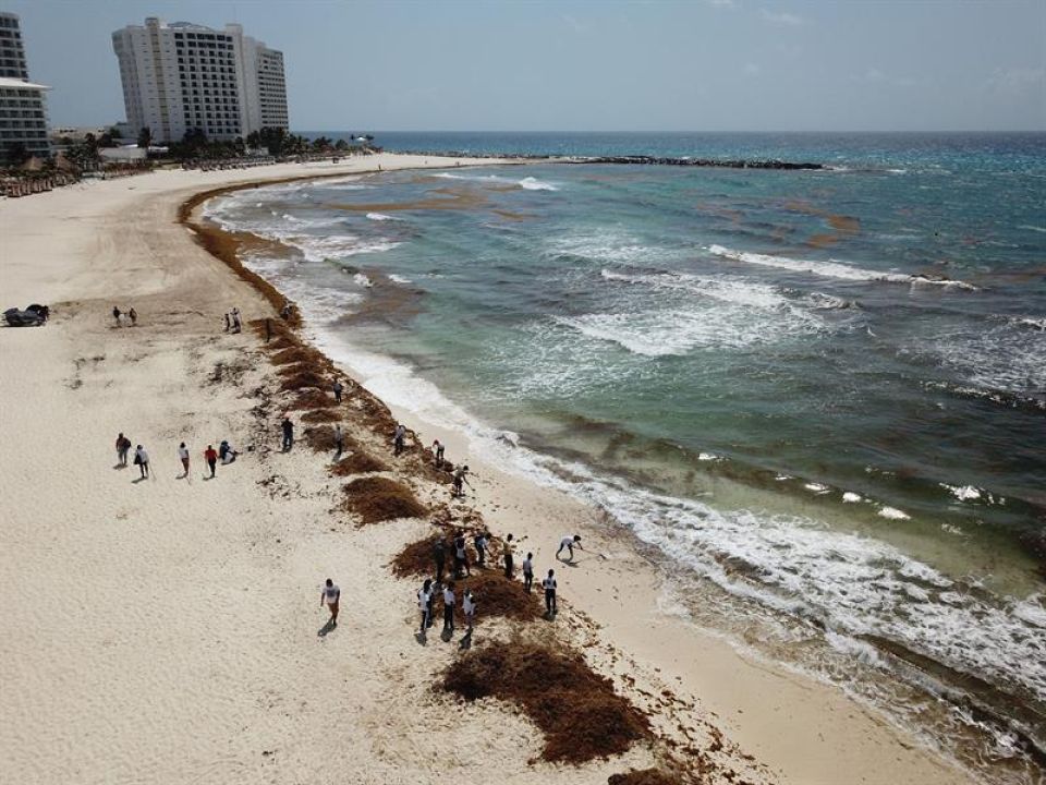 Playa en Cancún