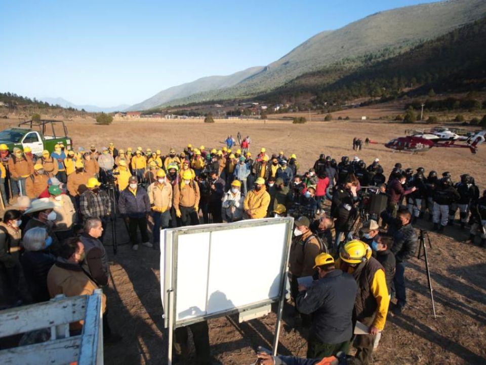 Incendio en Coahuila